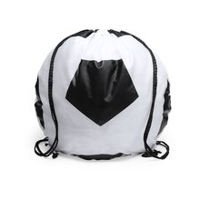 Mochila saco en forma de pelota con cuerdas