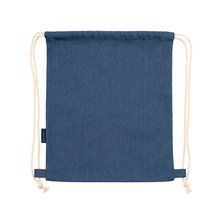 Mochila de tejido vaquero con cuerdas VAQUERO