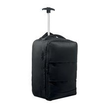 Mochila trolley con bolsillo térmico Negro