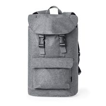 Mochila RPET Ecológica con Solapa Gri