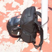 Mochila Antirrobo USB, RFID y Portacasco Black