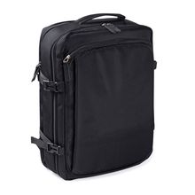 Mochila de nailon 32L compatible con trolley Negro
