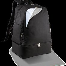 Mochila con porta zapatos Black / White / Light Grey