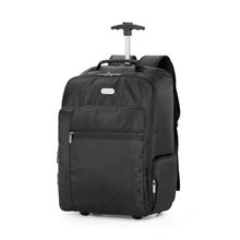 Mochila Trolley 28L Portátil 17'' con Placa Negro