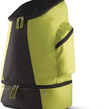 Mochila deportiva con compartimento para zapatos Black
