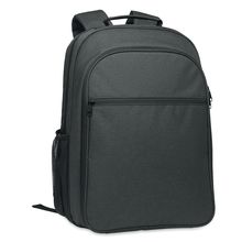 Mochila 15" RPET con Compartimento Refrigerado Negro