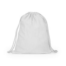 Mochila de algodón 100% de 105g Blanco