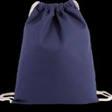 Mochila de algodón con cordones blancos Patriot Blue
