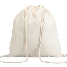 Mochila de Algodón con cuerdas Beig