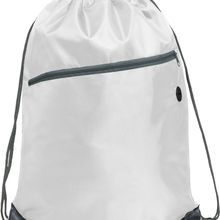 Mochila con asas y salida para cables Blanco