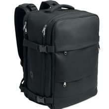 Mochila de cabina expandible con apertura 180º Negro