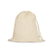 Mochila cuerdas de algodón orgánico Crudo