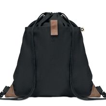 Mochila Cuerdas Algodón Reciclado Negro