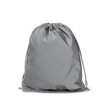 Mochila de cuerdas reflectante repelente al agua Gris