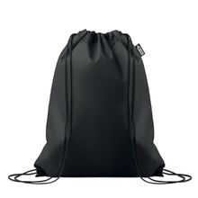 Mochila de cuerdas RPET 80 gr/m² Negro