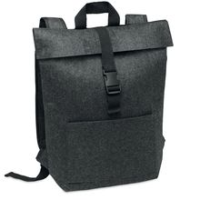 Mochila Laptop con Solapa RPET Gris Piedra