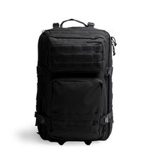 Mochila multibolsillos de apertura completa Negro