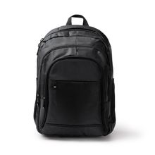 Mochila de multicompartimentos y tiras acolchadas Negro