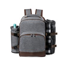 Mochila Nevera Picnic 4 Servicios Gri