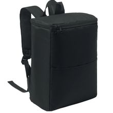Mochila nevera RPET con correa ajustable Negro