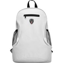 Mochila de poliéster con asas Blanco