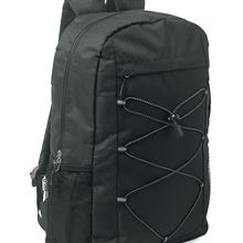 Mochila de poliéster RPET 600D Negro