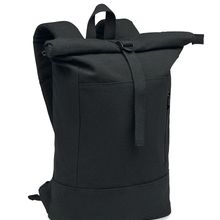 Mochila para portátil con cierre rolltop Negro