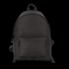 Mochila reciclada con bolsillo frontal Black