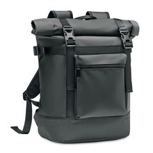 Mochila Roll Top Acolchada Negro
