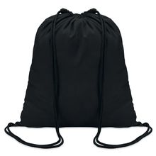 Mochila Saco de Cuerdas y Algodón Negro