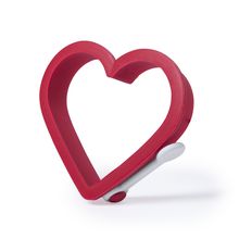 Moldes Silicona Corazón o Flor con Agarre Roj