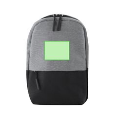 Mochila bandolera multiusos resistente en poliéster | Frontal zona superior | 80 x 60