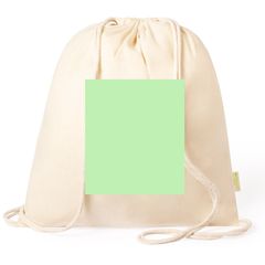 Mochila de cuerdas ecológica resistente de algodón orgánico | Cara A | 190 x 220