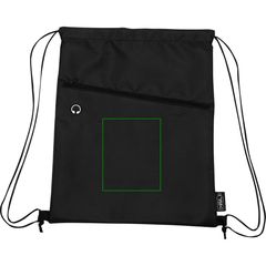 Mochila Cuerdas Cremallera Frontal y Salida Auriculares | Frontal | 120 x 150