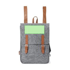 Mochila Fieltro RPET con Solapa | Centrado en la solapa | 190 x 80