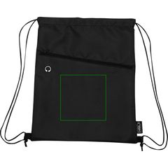 Mochila Cuerdas Cremallera Frontal y Salida Auriculares | Frontal | 150 x 150
