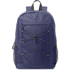 Mochila de poliéster RPET 600D | Frontal Superior | 100 x 40