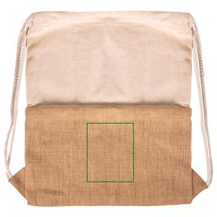 Mochila Cuerdas de Algodón y Yute 230gr/m2 | Trasera inferior | 95 x 120