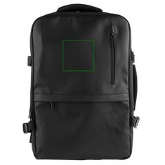 Mochila viaje impermeable 2 en 1 | Frontal arriba | 100 x 100