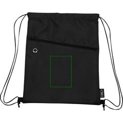 Mochila Cuerdas Cremallera Frontal y Salida Auriculares | Frontal | 95 x 140