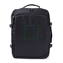 Mochila de nailon 32L compatible con trolley | Frontal | 120 x 120