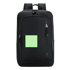 Mochila personalizada de poliéster para portátil de 15"  | En el frontal de la mochila | 90 x 90