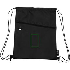 Mochila Cuerdas Cremallera Frontal y Salida Auriculares | Frontal | 60 x 95