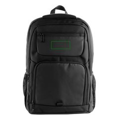 Mochila impermeable con bolsillo para portátil | Frontal arriba | 100 x 40