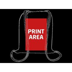 Mochila de Algodón en 8 colores | Bolsa centro | 200 x 290