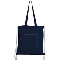Mochila de algodón con cordones | Frontal | 200 x 200