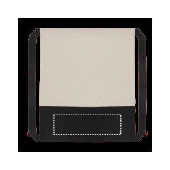 Mochila de Algodón con Cuerda Ancha | Delantera inferior | 240 x 70