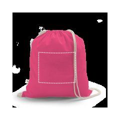 Mochila de algodón reciclado y poliéster | Posterior | 280 x 230