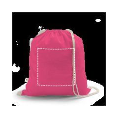 Mochila de algodón reciclado y poliéster | Posterior | 280 x 280