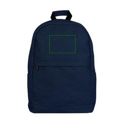 Mochila de algodón resistente | Frontal arriba | 140 x 80